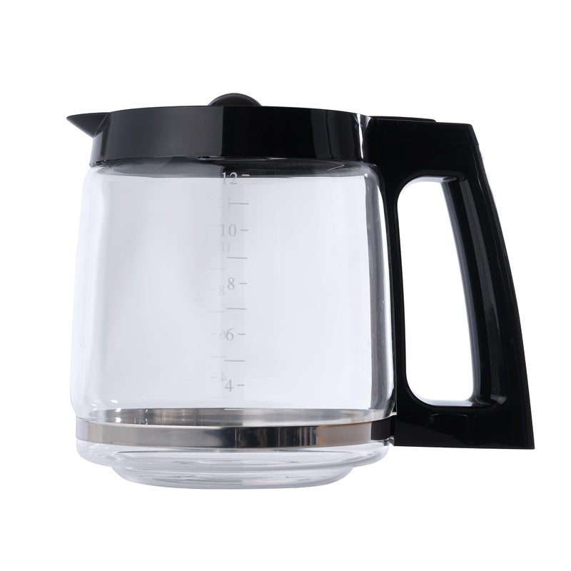 MRX Solutions Replacement 12-Cup Glass Carafe for Cuisinart Coffee Maker (fits DCC-1200PRC CHW-12, CHW-12P1, DCC-1100BK, DCC-1200, DCC-2650, DGB-550BK, DGB-550BK1 DGB-625BC, DGB-700BC, SS-12) - Image 2